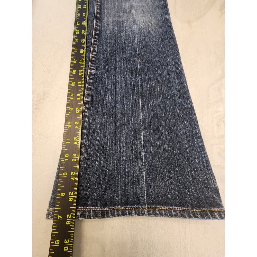 7 For All Mankind Women's Denim Flare Jean SZ 28 Low Rise Y2K - Picture 11 of 11